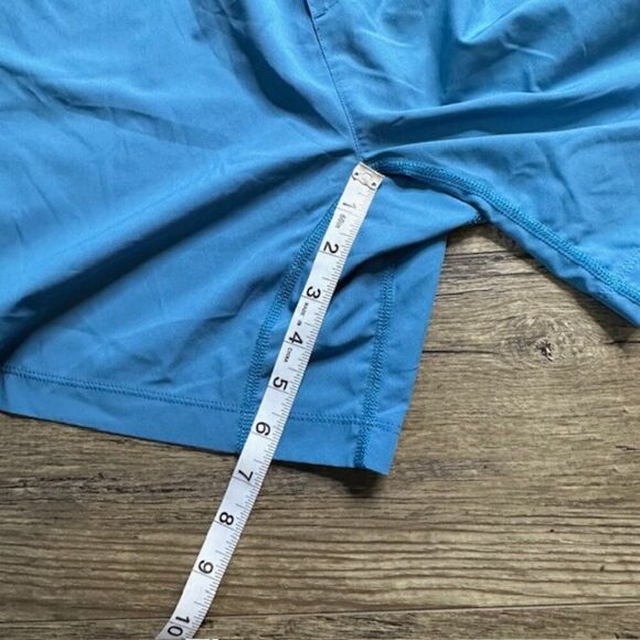 RHONE XXL Pacific Blue and Black Athleisure Shorts - Picture 3 of 7